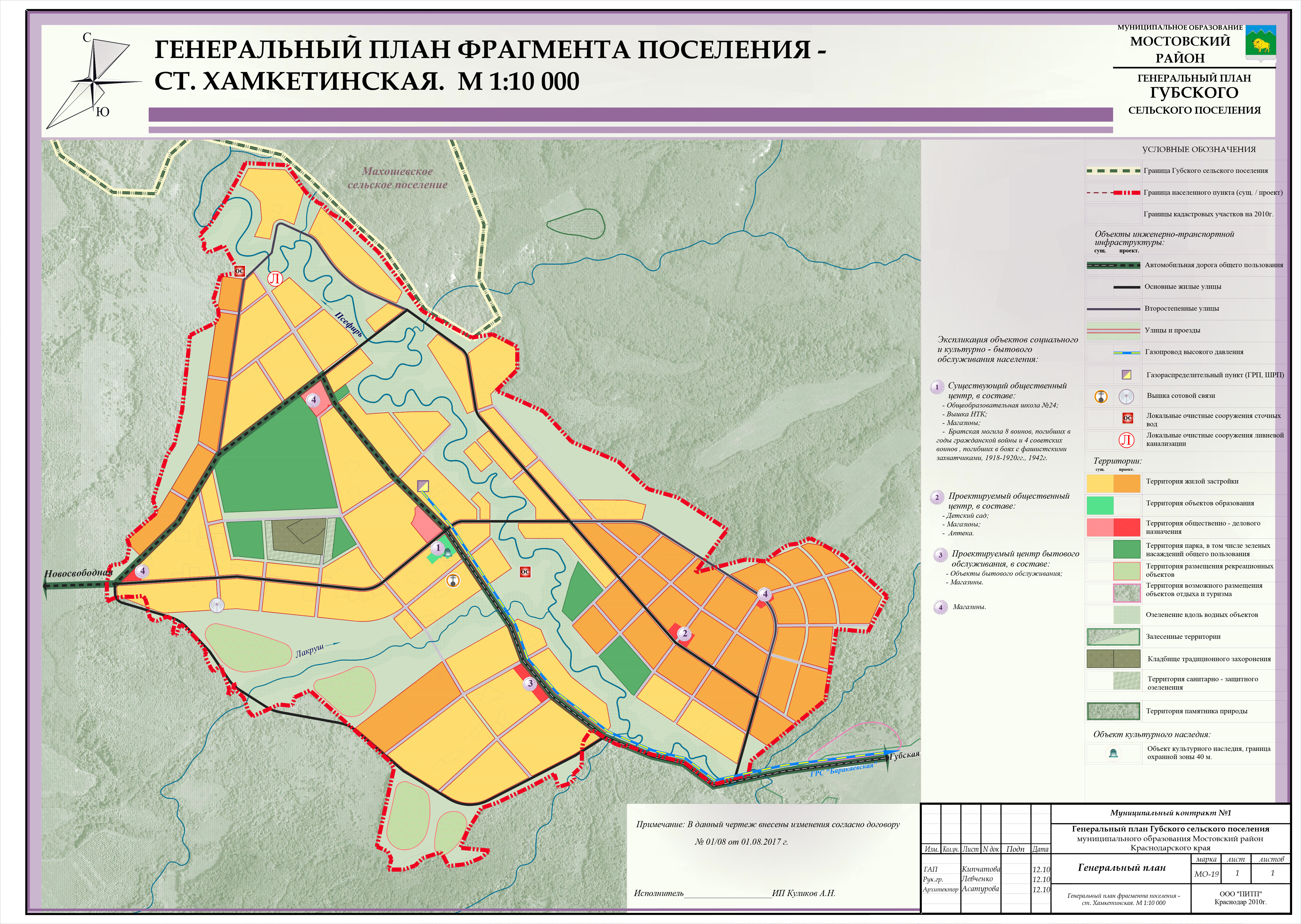 Генеральные планы поселений населенных пунктов